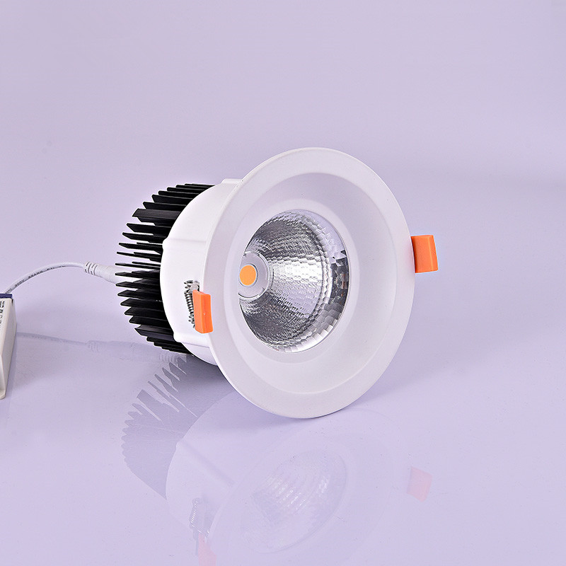 High Power COB Down Light 50W Recessed LED Downlight Fixture