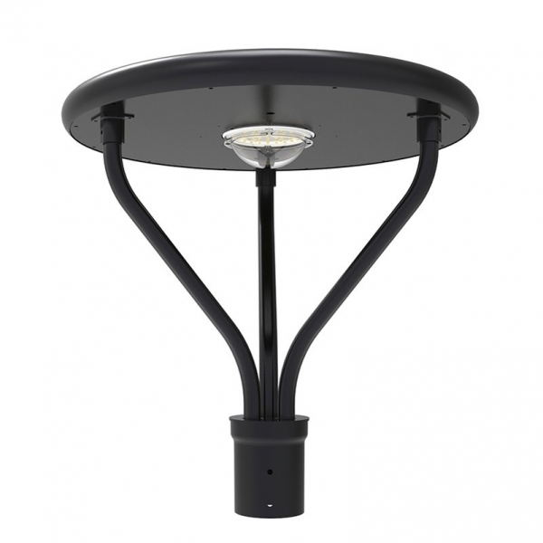 Outdoor Park Lighting All in One Solar LED Pole Top Area Light 5000K
