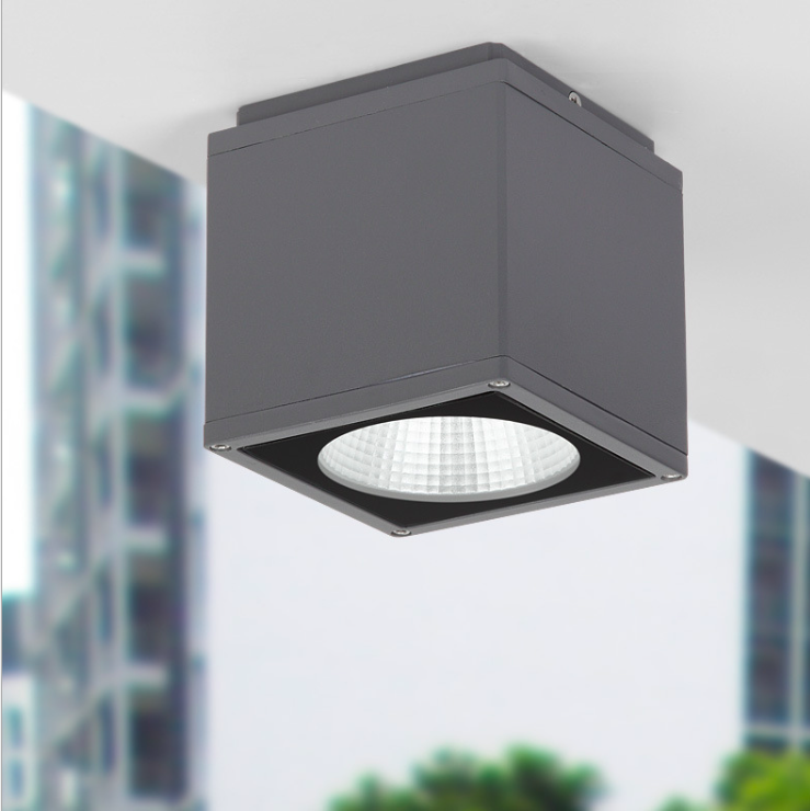 IP65 Exterior Ceiling Lights Surface Mounted LED Downlight Square 10W 20W 30W 